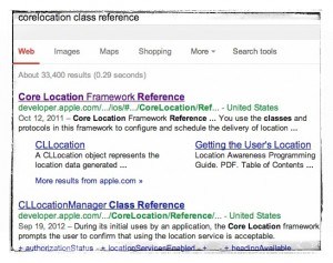 corelocation-search